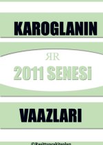 Rasit Tuncan?n 2011 Senesinde Yapt??? Tasavvufi Vaazlar