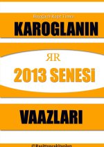 Rasit Tuncan?n 2013 Senesinde Yapt??? Tasavvufi Vaazlar