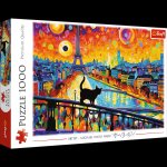 Puzzle 1000el. Kot w Paryżu