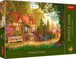 Puzzle 1000el. Premium Plus. Tea Time: Domek pod strzechą