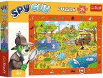 Puzzle 24el. Obserwacyjne Spy Guy - Safari-Rodzina Treflików