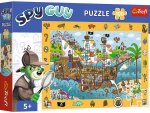 Puzzle 100el. Obserwacyjne. Spy Guy - Statek piracki. Rodzina Treflików