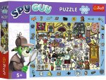 Puzzle 100el. Obserwacyjne. Spy Guy - Muzeum. Rodzina Treflików