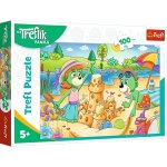 Puzzle 100el. Dzień Treflików. Rodzina Treflików