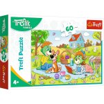 Puzzle 60el. Przygody Rodziny Treflików. Rodzina Treflików
