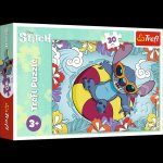 Puzzle 30el. Lilo&Stitch na wakacjach