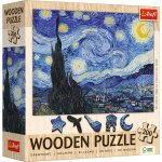 Puzzle Drewniane 200 el. Gwiaździsta Noc - Vincent van Gogh