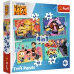 Puzzle 4w1 - Zwariowane Minionki