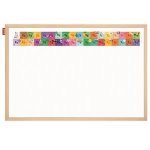 Tablica edukacyjna MEMOBE Alphabet adventure!  60x40 cm