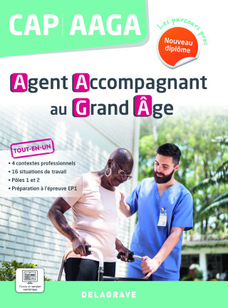 Les Parcours Pros CAP Agent Accompagnant du Grand Âge (AAGA) (2024) - Pochette élève