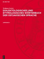 Dialektologisches und etymologisches Wörterbuch der ostjakischen Sprache, Lieferung 4