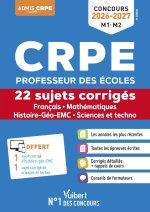 CRPE 2025-2026 - Français et Mathématiques - 24 sujets corrigés (L3)