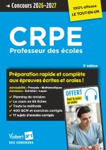 CRPE 2025 – 100 % efficace Préparation rapide et complète aux épreuves écrites et orales (L3) + cours en audio