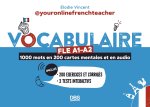 Vocabulaire FLE A1-A2 en 1000 mots, 200 cartes mentales et en audio avec youronlinefrenchteacher