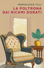 poltrona dai ricami dorati