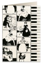 Karnet B6 koperta 5731 Pianino