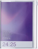 MARK'S 2024/2025 Taschenkalender A6 vertikal, Gradient // Purple