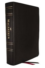 MacArthur Study Bible 2nd Edition: Unleashing God's Truth One Verse at a Time (Lsb, Black Genuine Leather, Comfort Print, Thumb Indexed)
