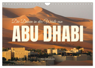 Die Dünen in der Wüste von Abu Dhabi (Wandkalender 2025 DIN A4 quer), CALVENDO Monatskalender