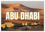 Die Dünen in der Wüste von Abu Dhabi (Tischkalender 2025 DIN A5 quer), CALVENDO Monatskalender
