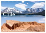 Chile - Facetten landschaftlicher Vielfalt (Wandkalender 2025 DIN A4 quer), CALVENDO Monatskalender