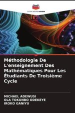 Méthodologie De L'enseignement Des Mathématiques Pour Les Étudiants De Troisi?me Cycle