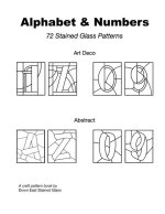 Stained Glass Alphabet and Numbers