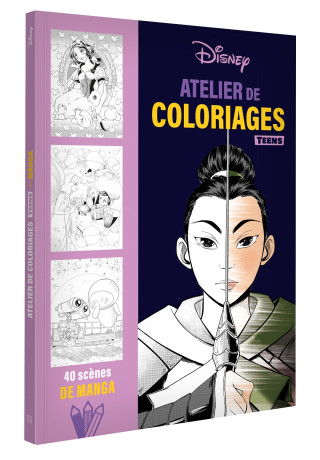 DISNEY TEENS - Atelier de coloriages - Princesses et chevaux