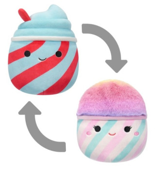 Squishmallows 2v1 Ledová tříšť Tucker a cukrová vata Bevin