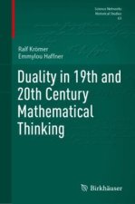 Duality in 19th and 20th Century Mathematical Thinking