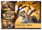 Gefleckte Jäger (Wandkalender 2025 DIN A2 quer), CALVENDO Monatskalender