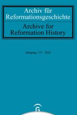 Archiv für Reformationsgeschichte - Aufsatzband