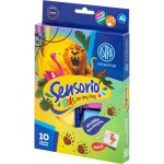 Lekka masa plastyczna Dżungla Sensorio Kids 10 kolorów