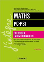 Maths  - Exercices incontournables -  PC-PSI 4ed.