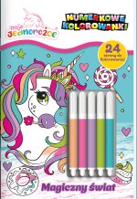 Moje Jednorożce. Numerkowe kolorowanki 4 Magiczny świat