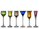 Schnappsglas 6 Stck. ass. Farben