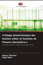 Criblage phytochimique des feuilles mâles et femelles de Phoenix Dactylifera L.