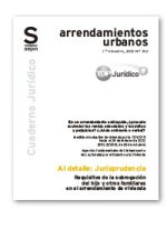 REQUISITOS DE LA SUBROGACION DEL HIJO Y OTROS FAMILIARES EN