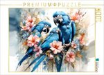 CALVENDO Puzzle Spix Aras | 1000 Teile Lege-Größe 64x48cm Foto-Puzzle für glückliche Stunden