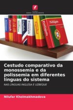 estudo comparativo da monossemia e da polissemia em diferentes línguas do sistema