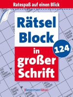 Rätselblock in großer Schrift 124 (5 Exemplare ? 2,99 EUR)