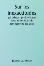 Sur les inexactitudes qui existent probablement dans les résultats du recensement des âges