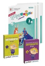 Ortograffiti z Bratkiem. Wersja 90 minut. Klasa 2. Komplet pomocy dydaktycznych