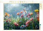CALVENDO Puzzle Blumenwiese am frühen Morgen | 2000 Teile Lege-Größe 90x67cm Foto-Puzzle für glückliche Stunden