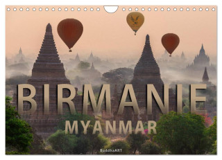 BIRMANIE MYANMAR CALENDRIER MURAL 2025 D