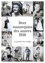 DEUX MANNEQUINS ANNEES 1950 JUMELLES THE