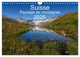 SUISSE PAYSAGE DE MONTAGNES 2025 CALENDR