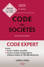 Code Dalloz Expert. Code des sociétés 2025, commenté. 41e éd.
