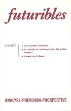 Futuribles 161, janvier 1992. Les futuribles européens