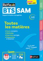 BTS SAM Support à l'action managériale - BTS SAM 1 et 2 (Toutes les matières - Réflexe N°9) 2024-2025